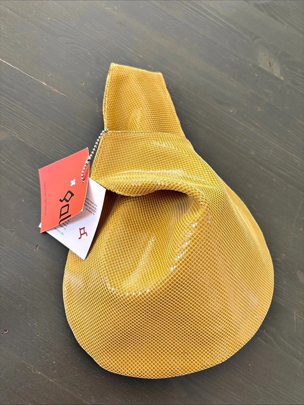 Gal Feldman Yellow Knot handbag